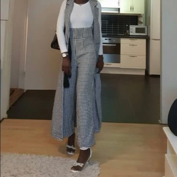 “Hazel Cove” Coat Vest & Palazzo Pant set - Picture 11 of 16